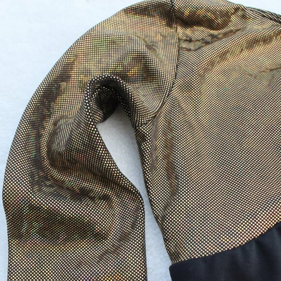 ❤️🤸‍♀️💛Red and Gold Long Sleeve CHILD Gymnastic Leotards - Picture 6 of 7